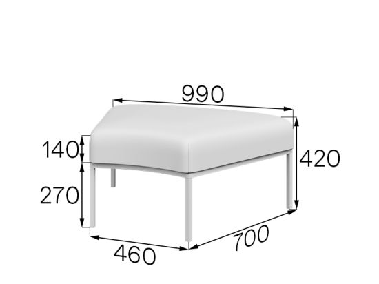 Пуф 45 грд. kiton02